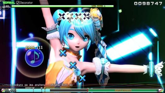 Hatsune Miku: Project Diva Future Tone screenshot