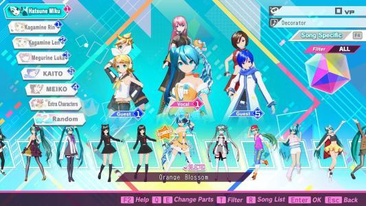 Hatsune Miku: Project DIVA Mega Mix screenshot