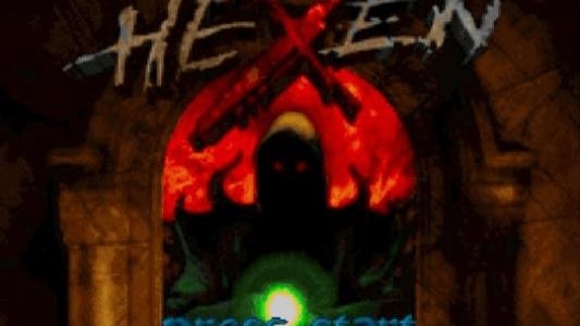 Hexen: Beyond Heretic titlescreen