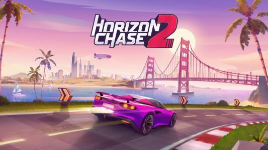 Horizon Chase 2 titlescreen