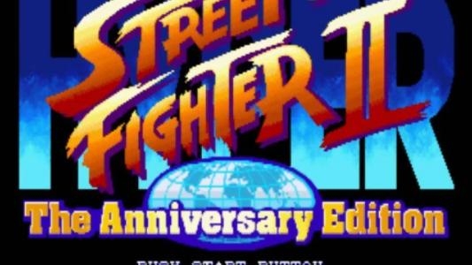 Hyper Street Fighter II: The Anniversary Edition titlescreen