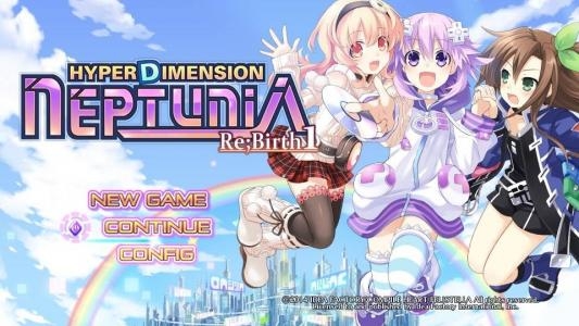 Hyperdimension Neptunia Re;Birth 1 (Limited Edition) titlescreen