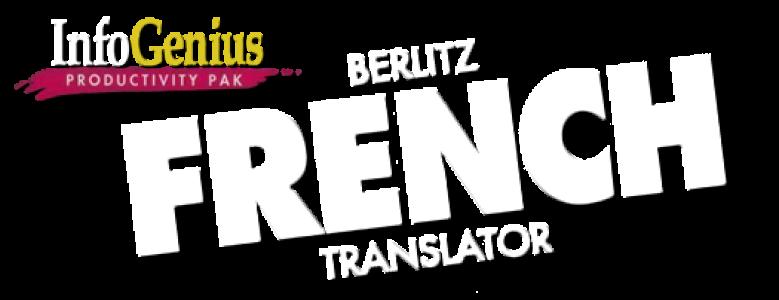 InfoGenius Productivity Pak: Berlitz French Translator clearlogo