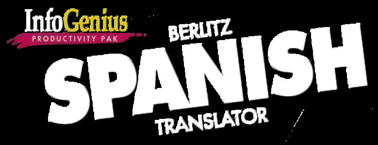 InfoGenius Productivity Pak: Berlitz Spanish Translator clearlogo