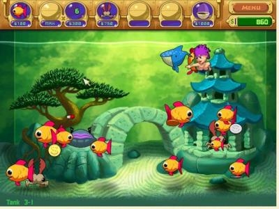 Insaniquarium Deluxe screenshot