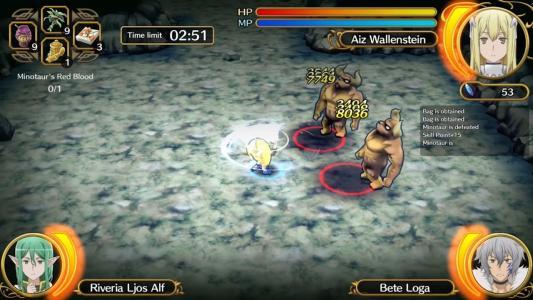 Is It Wrong to Try to Pick Up Girls in a Dungeon? Familia Myth Infinite Combate screenshot