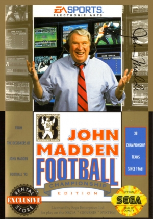 John Madden Football '93: Championship Edition