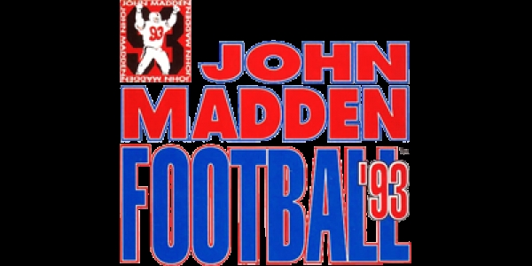 John Madden Football '93 [Limited Edition 1st Round] clearlogo