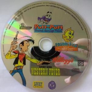 Kellogg's Promo Disc: Lucky Luke: Western Fever / Freddi Fish: The Case of the Hogfish Rustlers of Briny Gulch / Putt-Putt Travels Through Time