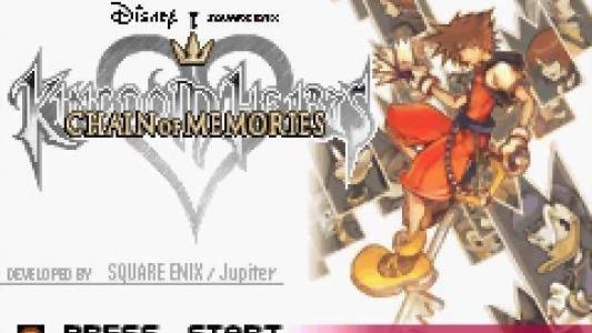 Kingdom Hearts: Chain of Memories titlescreen