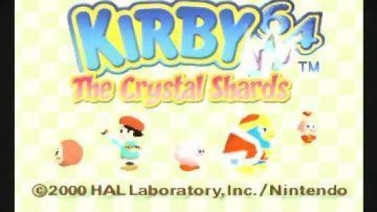 Kirby 64: The Crystal Shards titlescreen