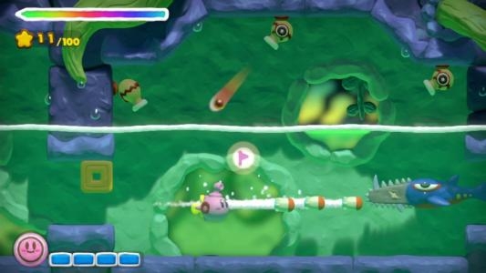 Kirby and the Rainbow Curse screenshot