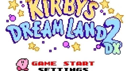 Kirby's Dream Land 2 DX titlescreen