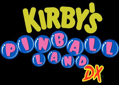 Kirby's Pinball Land DX clearlogo