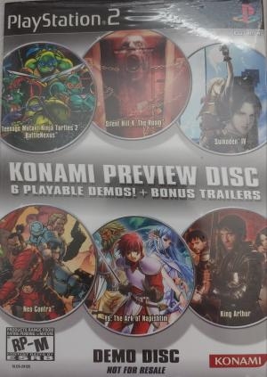 Konami Preview Disc: 6 Playable Demos! + Bonus Trailers