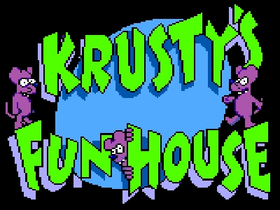 Krusty's Fun House clearlogo