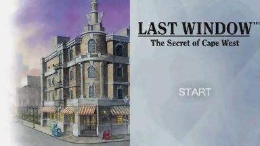 Last Window: The Secret of Cape West titlescreen