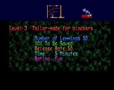 Lemmings screenshot