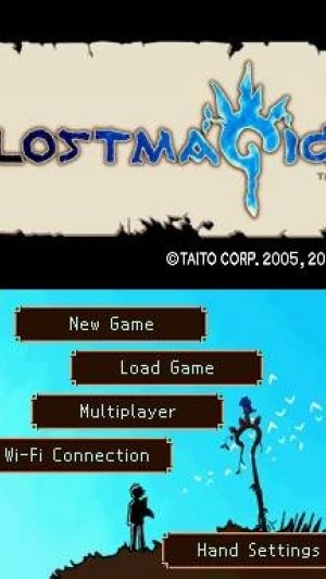 Lost Magic titlescreen