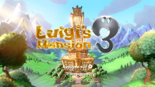 Luigi's Mansion 3 titlescreen