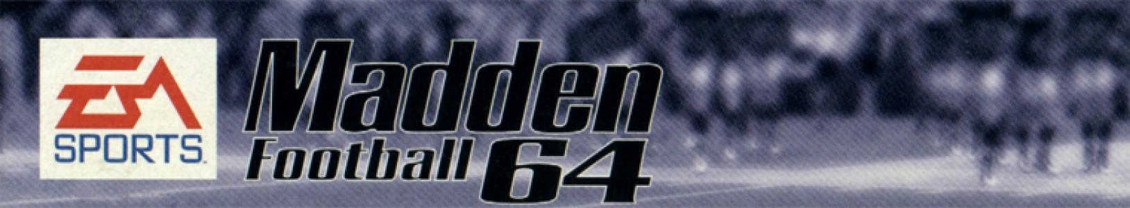 Madden Football 64 banner