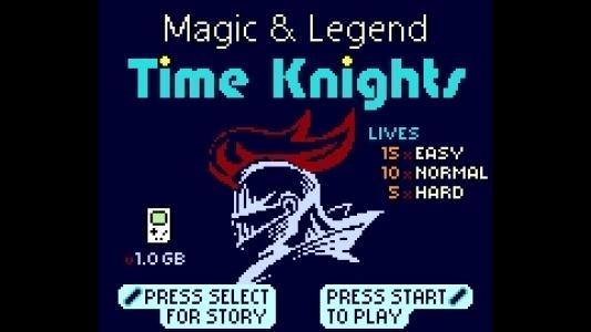 Magic & Legend - Time Knights titlescreen