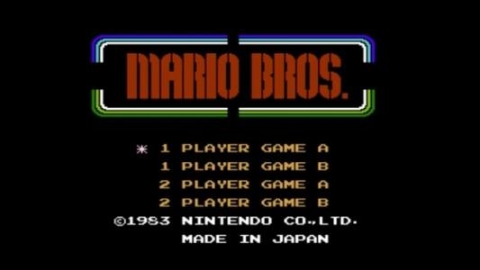 Mario Bros. titlescreen