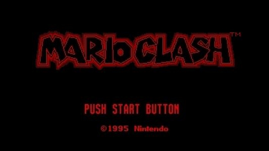 Mario Clash titlescreen