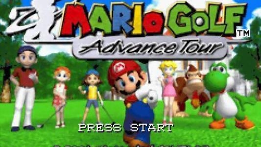 Mario Golf: Advance Tour titlescreen