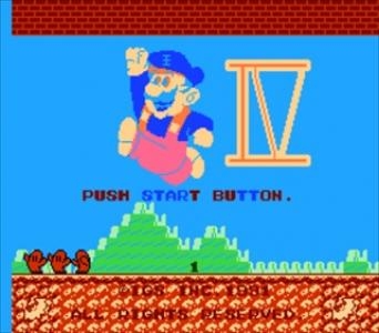 Mario IV titlescreen