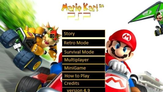 Mario Kart PSP screenshot