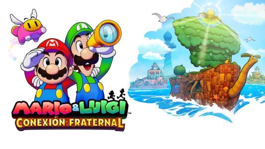 Mario & Luigi: Conexión fraternal titlescreen