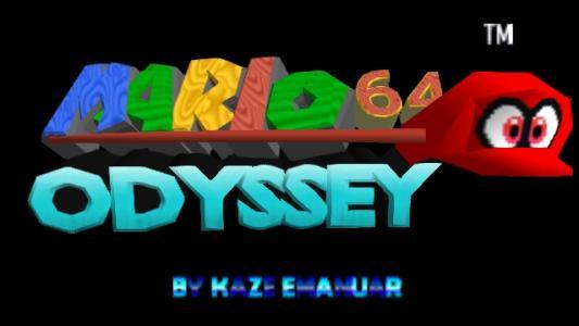 Mario Odyssey 64 titlescreen