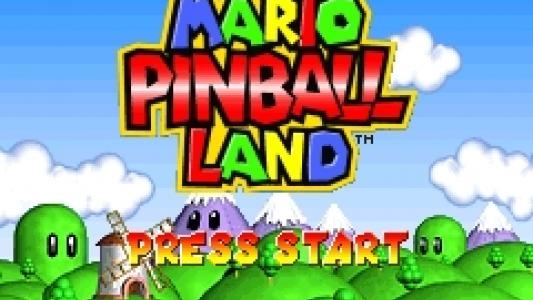 Mario Pinball Land titlescreen