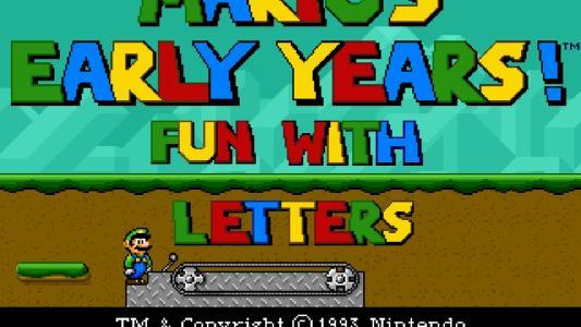 Mario's Early Years : Fun with Letters titlescreen
