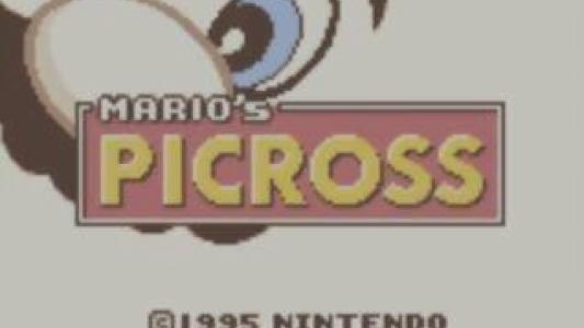 Mario's Picross titlescreen