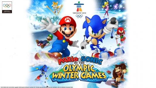 Mario & Sonic at the Olympic Winter Games fanart