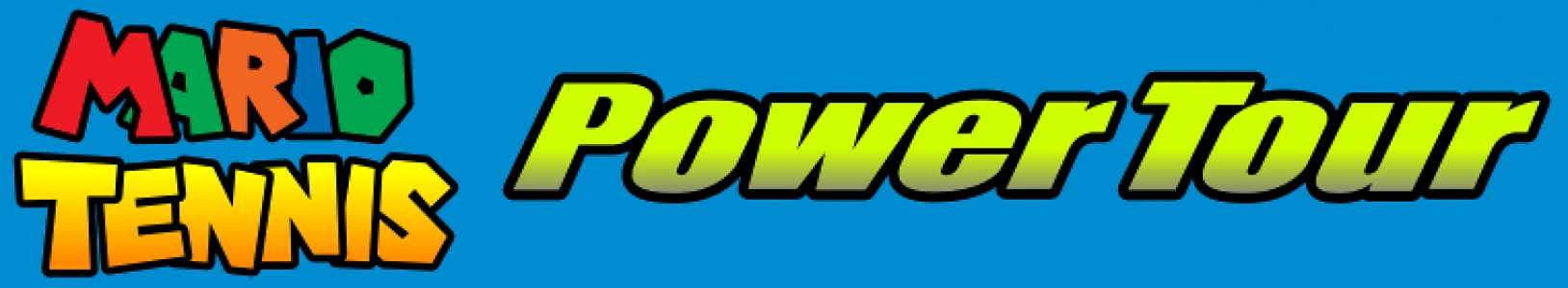 Mario Tennis: Power Tour banner