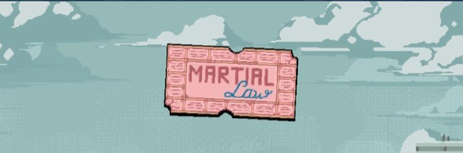 Martial Law banner