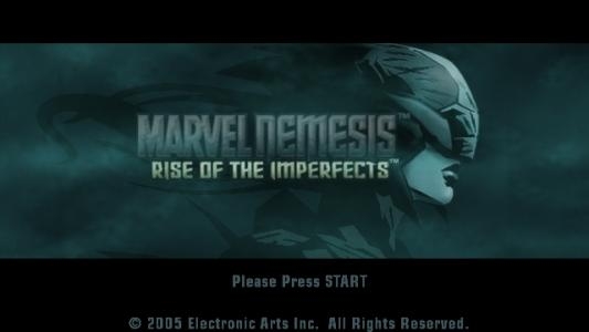 Marvel Nemesis: Rise of the Imperfects [Player's Choice] titlescreen
