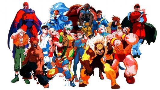 Marvel Super Heroes vs. Street Fighter fanart