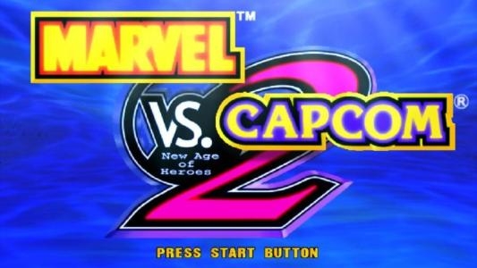 Marvel vs. Capcom 2 titlescreen