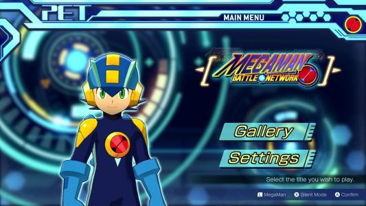 Mega Man Battle Network Legacy Collection 1 titlescreen