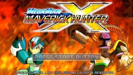 Mega Man: Maverick Hunter X titlescreen