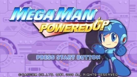 Mega Man Powered Up titlescreen