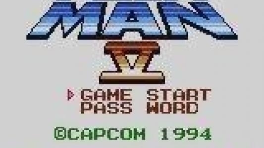 Mega Man V titlescreen