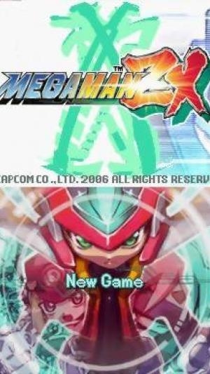 Mega Man ZX titlescreen