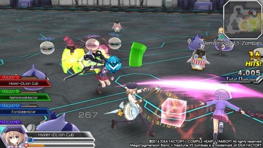 MegaTagmension Blanc + Neptune VS Zombies screenshot