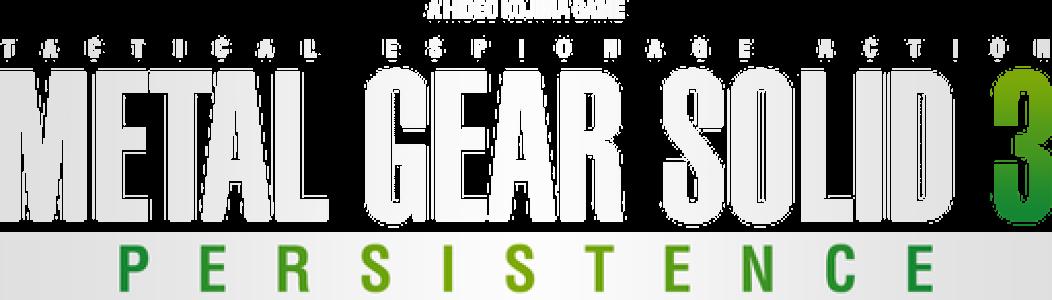 Metal Gear Solid 3: Persistence clearlogo