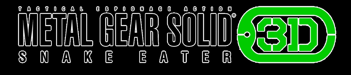 Metal Gear Solid Snake Eater 3D clearlogo